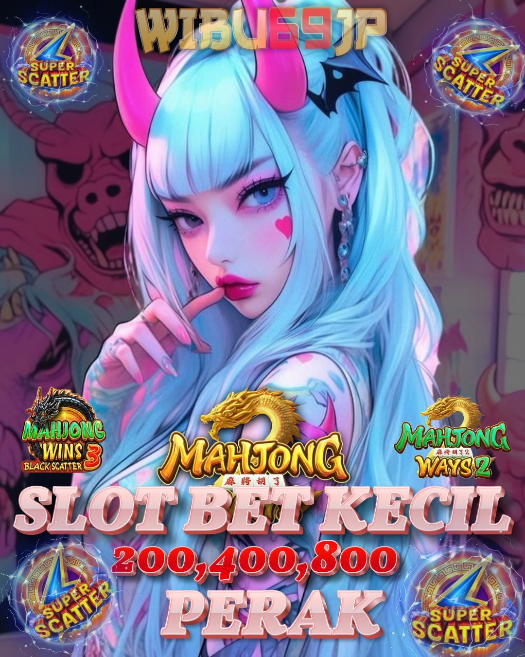 WIBU69JP : Situs Slot X1000 Bet Receh 200,400,800 perak Mahjong Wins & Mahjong Ways Gampang Menang !